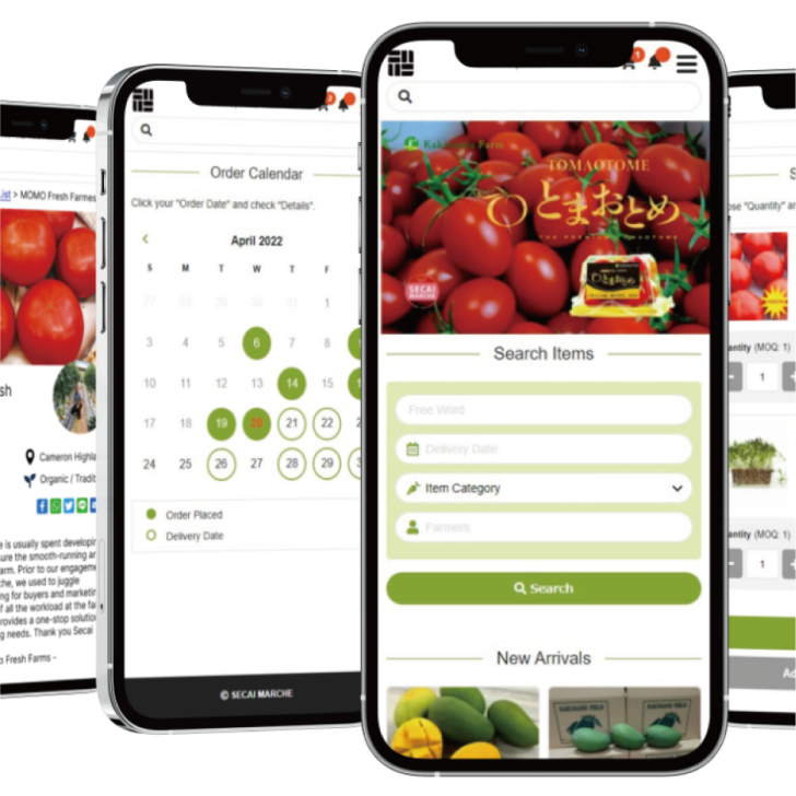 東南アジアを中心に独自のコールドチェーンとECプラットフォームを通じて生産者と消費者をつなぐ株式会社SECAI MARCHEに出資しました。