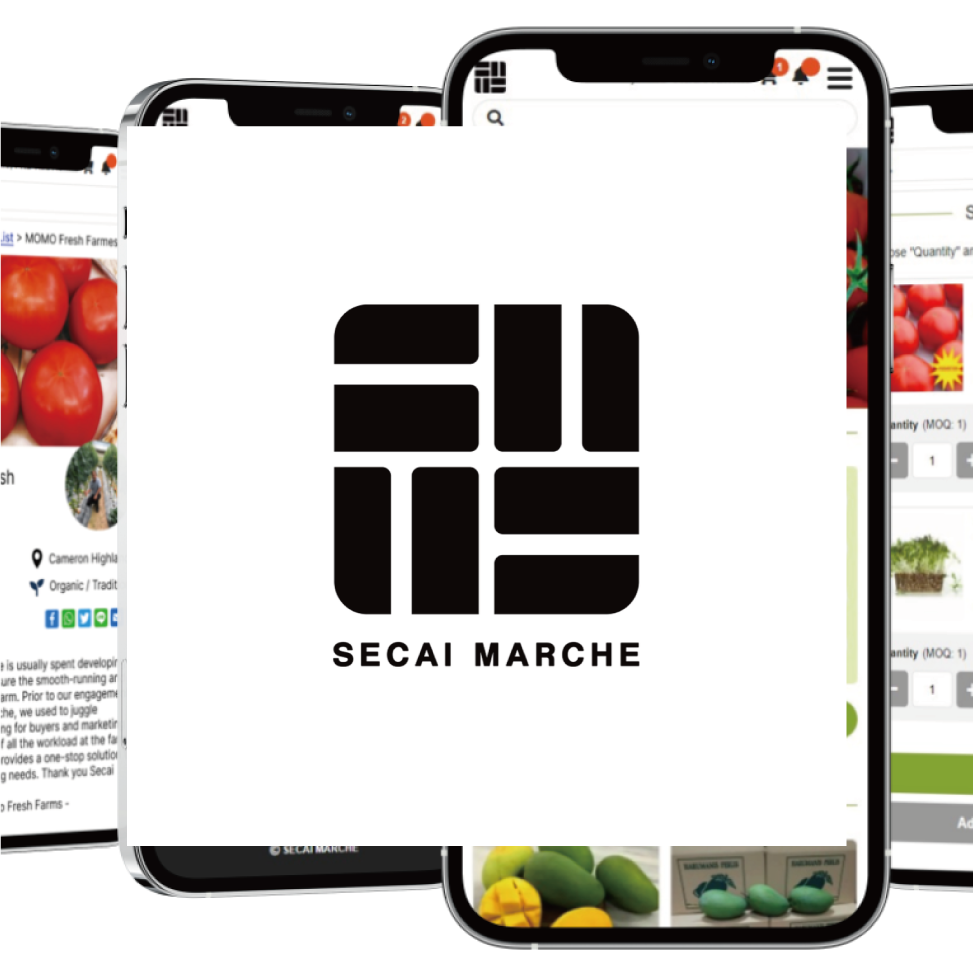 東南アジアを中心に独自のコールドチェーンとECプラットフォームを通じて生産者と消費者をつなぐ株式会社SECAI MARCHEに出資しました。